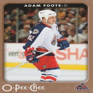 Adam Foote - 2006/2007 O Pee Chee Hockey Card
